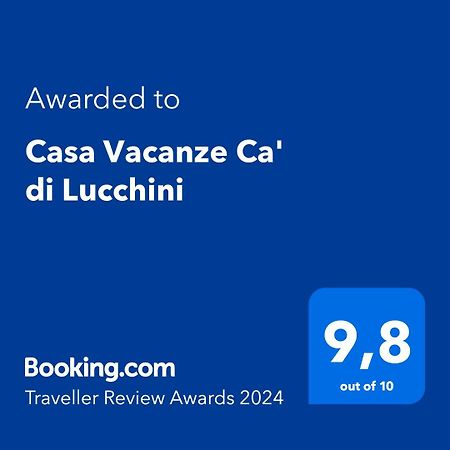 Casa Vacanze Ca' Di Lucchini San Benedetto Val di Sambro Экстерьер фото